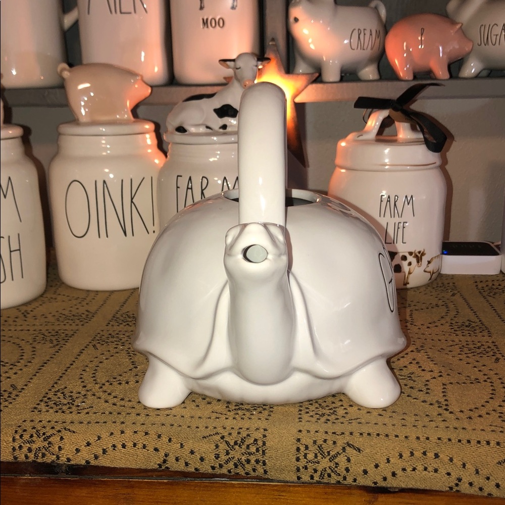 Rae Dunn GROW Turtle Shaped Watering Can - Picture 5 of 9